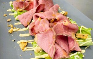 Agriturismo Alle Trincee Friuli Venezia Giulia Ristorante Medea Gorizia cucina tipica FVG dog-friendly caesar salad